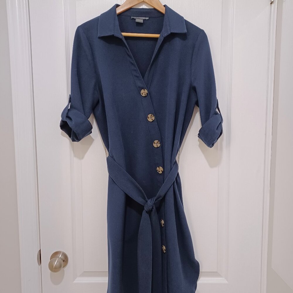 Suzy Shier Shirt Dress - Asymmetrical